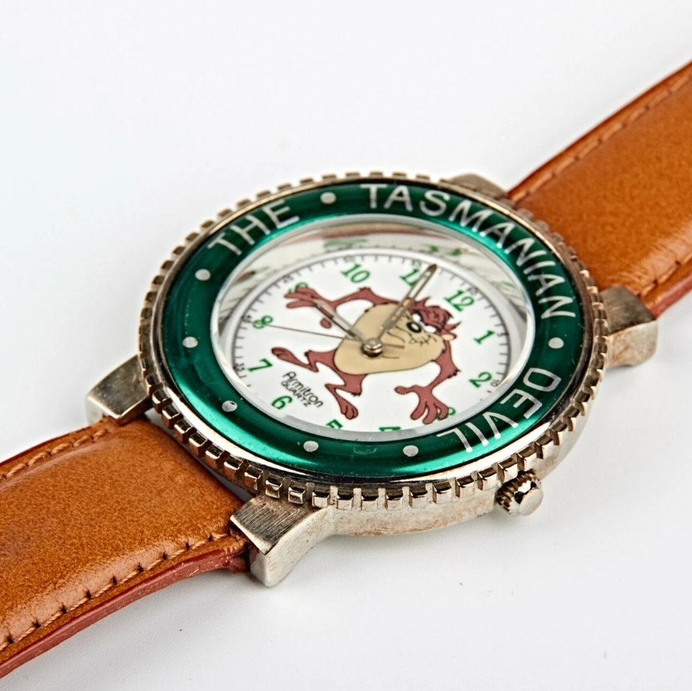 💜$5💜 1994 Collectible Armitron Looney Tunes Tazmanian Devil Watch - Picture 4 of 5